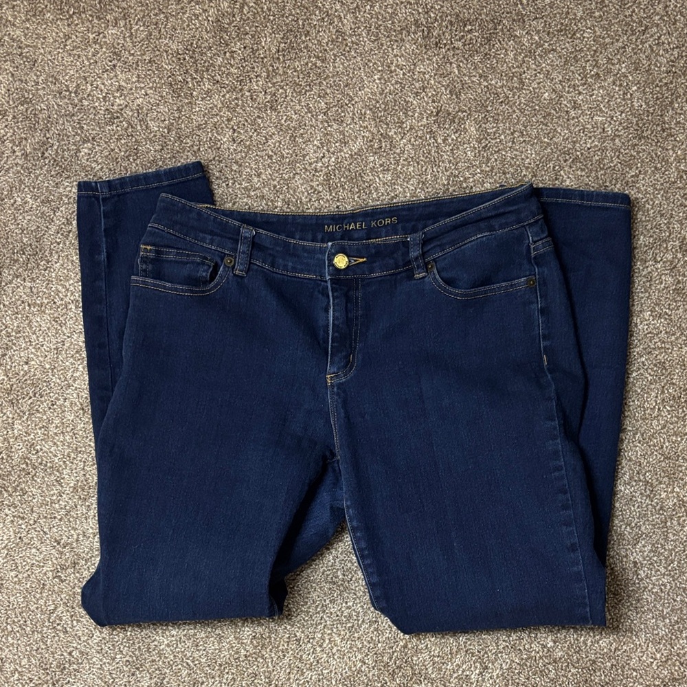 Michael Kors Dark Indigo Skinny Jeans